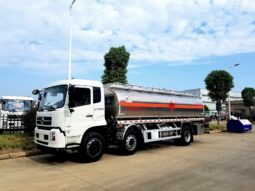 20000L Aluminum Alloy Fuel Tank Truck Dongfeng Tianjin