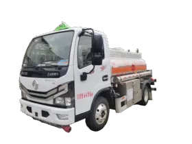 2500L Aluminum Alloy Fuel Tank Truck Dongfeng Dolica