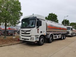 
30000L Aluminum Alloy Fuel Tank Truck Foton Ouman full									